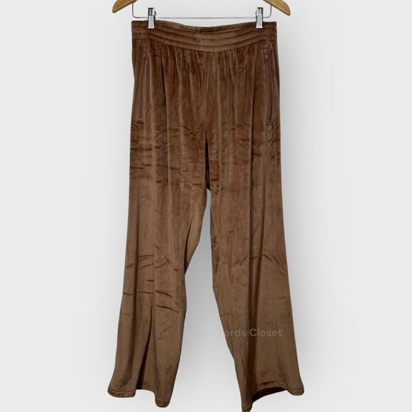 SKIMS Limited Edition Velour Wide Leg Sweatpants | Medium | Sienna High Rise - Picture 1 of 9